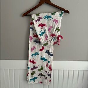 Little Blue House Moose pj pants